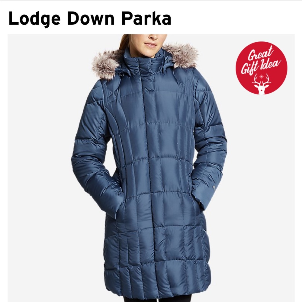 Eddie Bauer Winter Down Coat - Blue